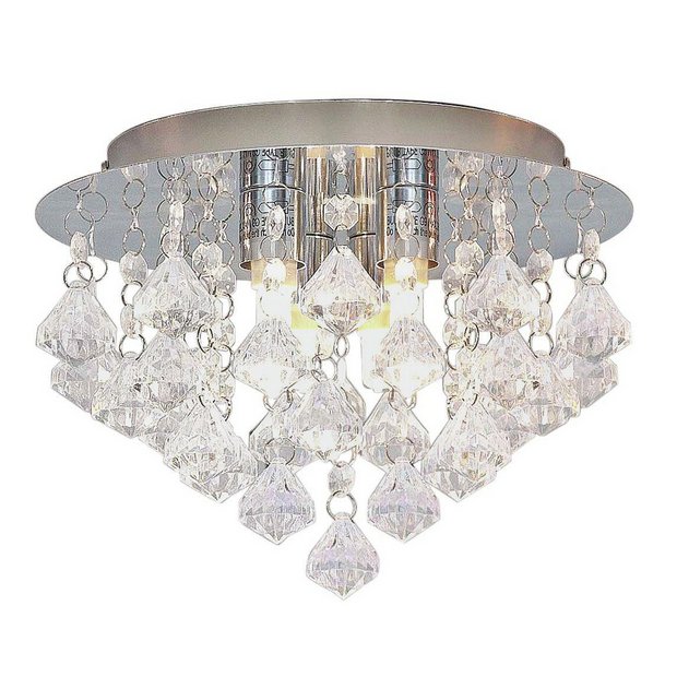 Buy HOME Eve 3 Light Ceiling Fitting - Clear at Argos.co.uk - Your Online Shop for Ceiling and ...